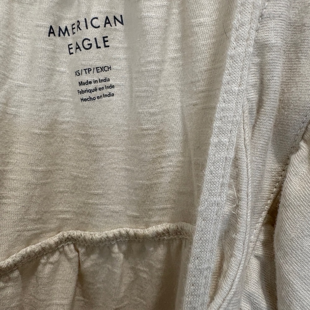 American Eagle Cream Sundress